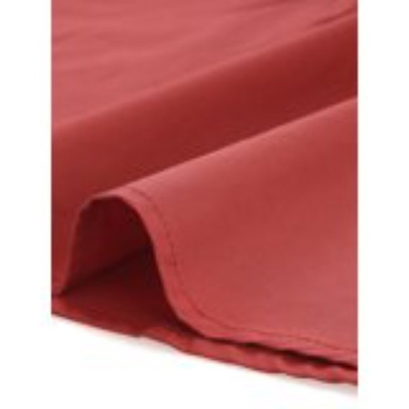 Allegra K Women's Cotton Casual Solid Long Sleeve Vintage Style Shirt Dress  XS - Picture 6 of 11